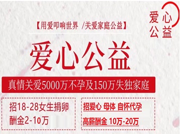 定边捐卵助孕生子 爱心志愿者招募